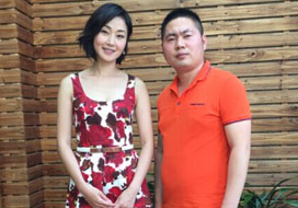 广州三牛与明星合影