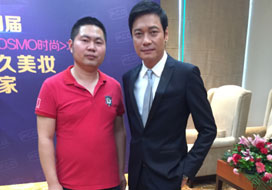 广州三牛与明星合影